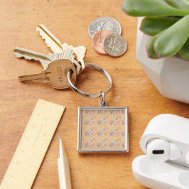 Chaveiro Unicórnio Arco-Íris Mágico Personalizado
