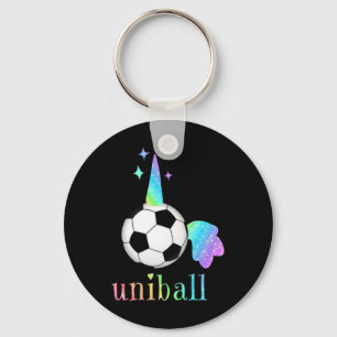 Chaveiro Unicórnio de Futebol Legal Esportes Fantasia Tema