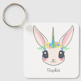 Chaveiro Unicórnio Personalizado Fofo Rosa Meninas