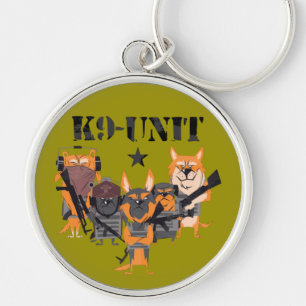 Chaveiro Unidade de Cães Policiais K9