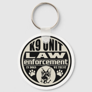 Chaveiro Unidade K9 nos cães que nós confiamos