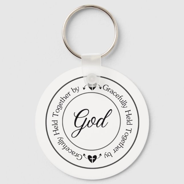 Chaveiro Unidos graciosamente por Deus (Frente)