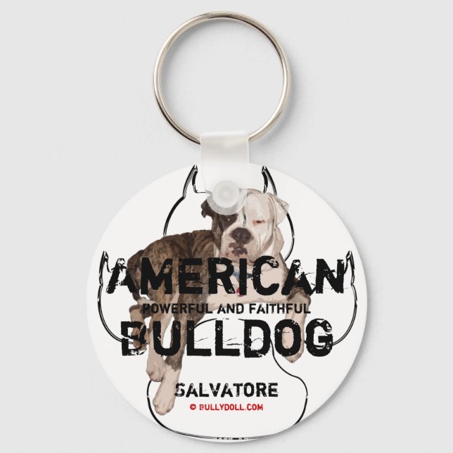 Chaveiro Unikat Salvatore American Buldog (Frente)
