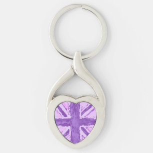 Chaveiro Union Jack Painted UK Art Damson
