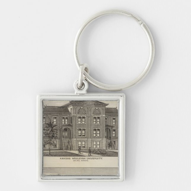 Chaveiro Universidade Kansas Wesleyan (Frente)