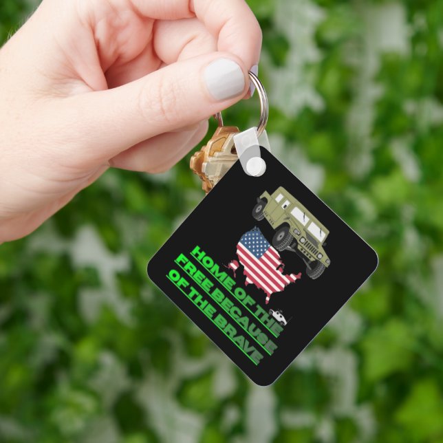 Chaveiro Unstoppable veterans black (Mão)