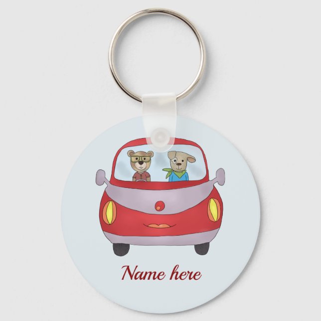 Chaveiro Unterwegs personalisiert (Frente)