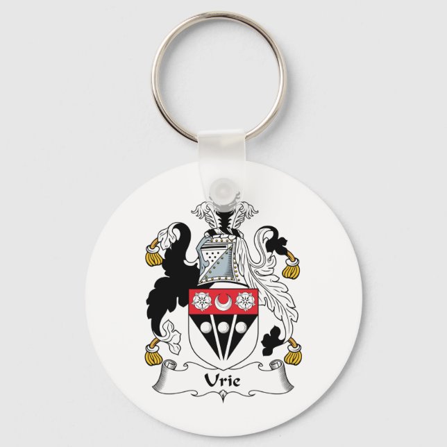 Chaveiro Urie Family Crest (Frente)