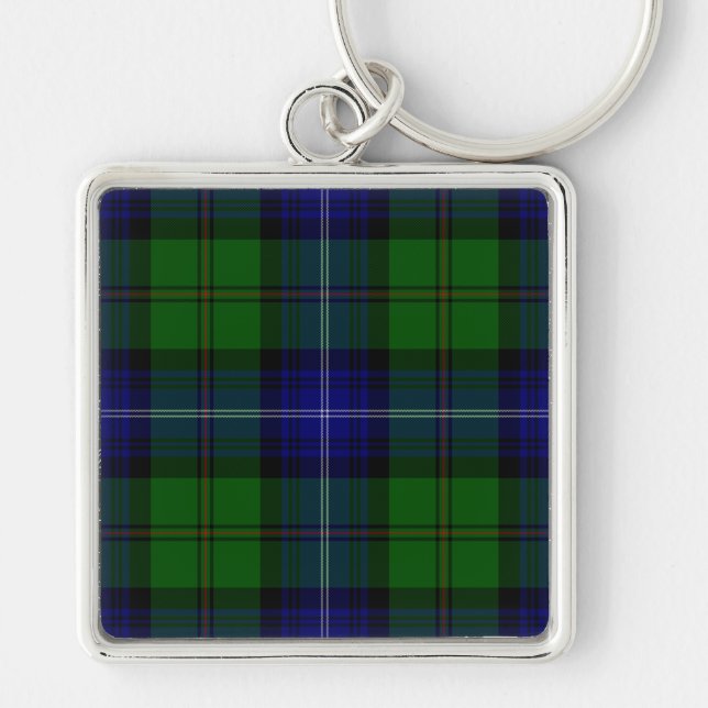Chaveiro Urquhart tartan Blue xadrez (Frente)