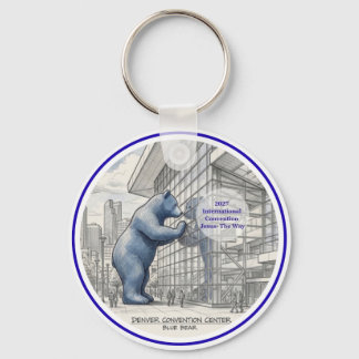 Chaveiro Urso Azul