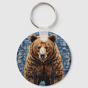 Chaveiro Urso cinzento