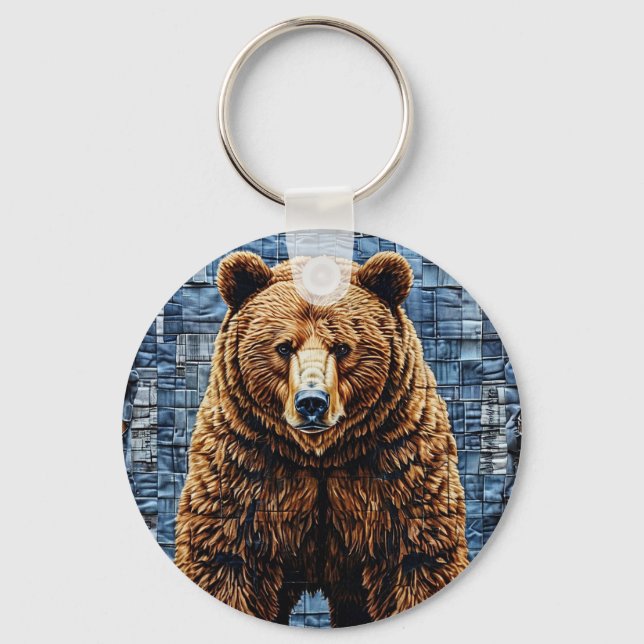 Chaveiro Urso cinzento (Frente)
