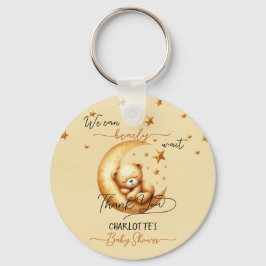 Chaveiro Urso De Dormência De Cana Aquosa No Chá de fraldas