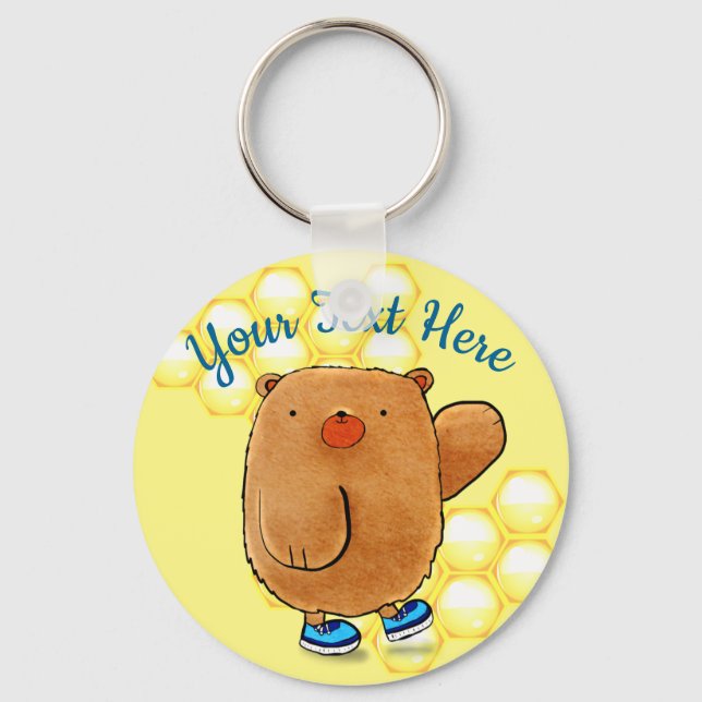 Chaveiro Urso de Mel Doce (Frente)