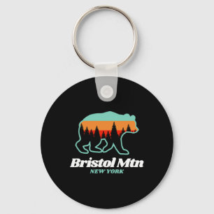 Chaveiro Urso de Neve de Esqui em Nova Iorque, Bristol Moun
