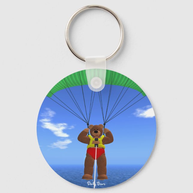 Chaveiro Urso Dinky Paraglsing (Frente)