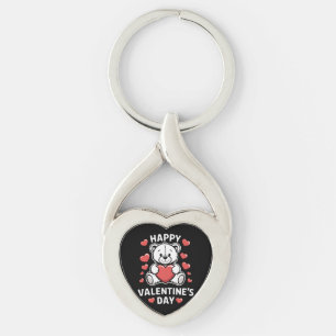 Chaveiro Urso do Dia dos Namorados feliz vday 