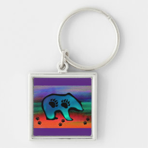 Chaveiro Urso-Espírito das Luzes do Norte do Urso