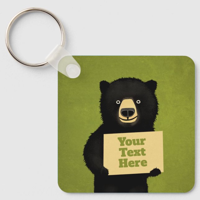 Chaveiro Urso Grizzly (Frente)