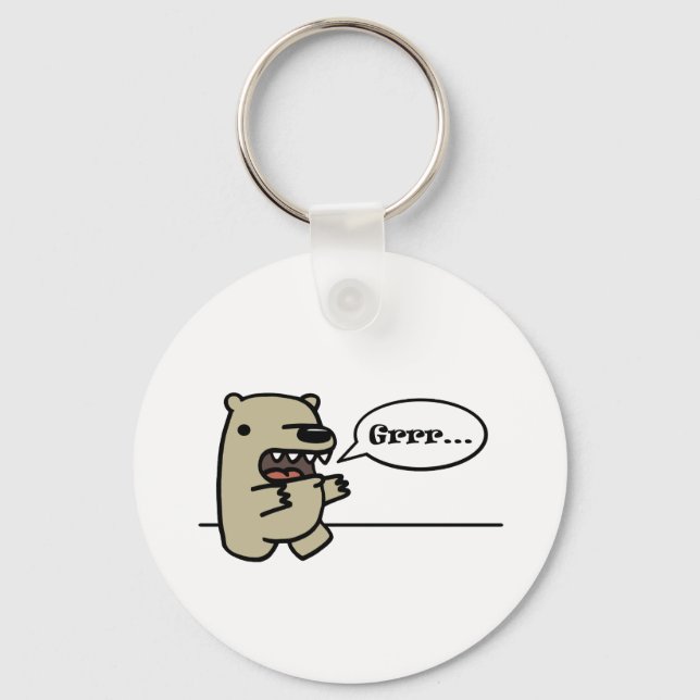 Chaveiro Urso Grizzly (Frente)
