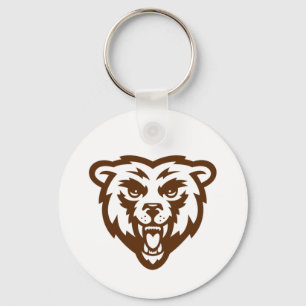 Chaveiro Urso Grizzly Castanho Russo Animais Folhosos