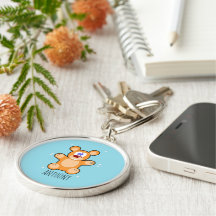 Urso marrom, monograma, de pelúcia azul