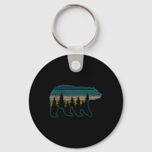 Chaveiro Urso Natureza Grizzly Marrom Urso Preto Caminhada