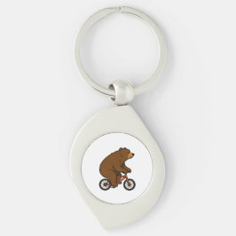 Chaveiro Urso numa Bicicleta – Vibrações de uma Viagem Selv