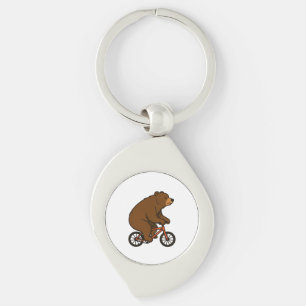 Chaveiro Urso numa Bicicleta – Vibrações de uma Viagem Selv