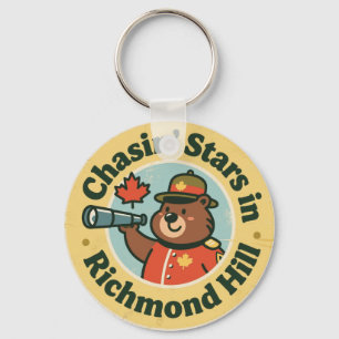 Chaveiro Urso Olhar Estrelas Engraçado de Richmond Hill