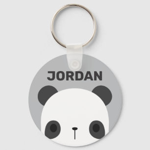 Chaveiro Urso Panda Bonito com Nome Personalizado