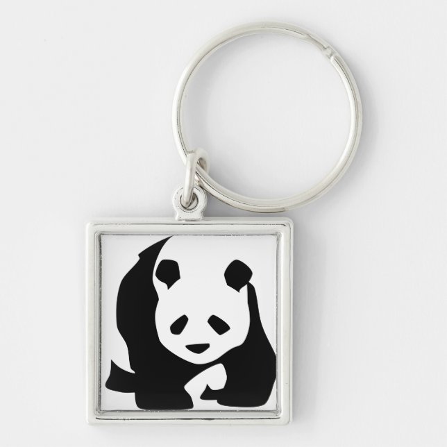 Chaveiro urso panda ursos personalizar Aniversários (Frente)