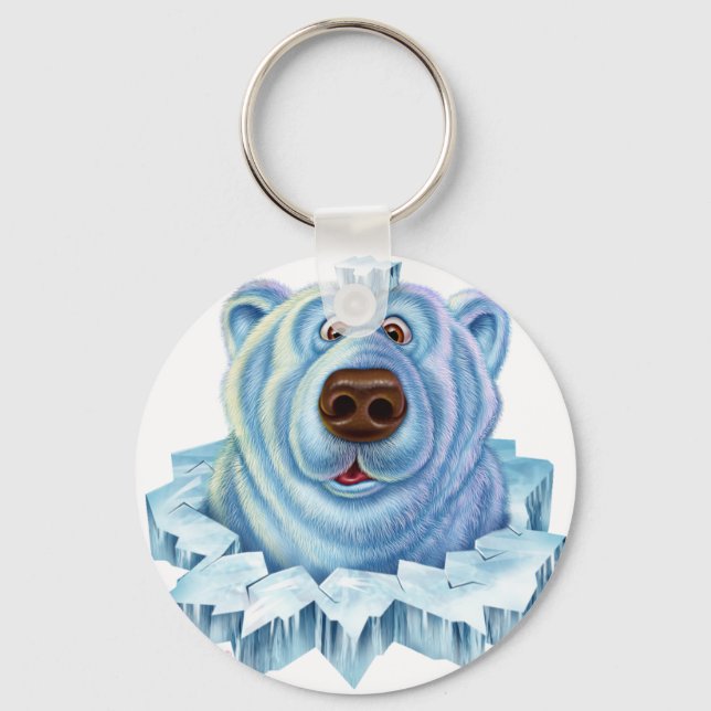 Chaveiro urso polar (Frente)