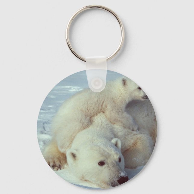Chaveiro Urso Polar (Frente)