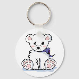 Chaveiro Urso polar bonito