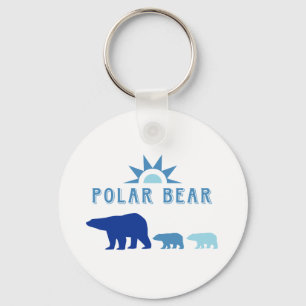 Chaveiro Urso Polar com Sol