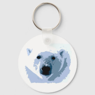 Chaveiro Urso Polar de pop Art