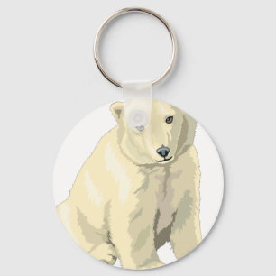 Chaveiro Urso Polar Fofo