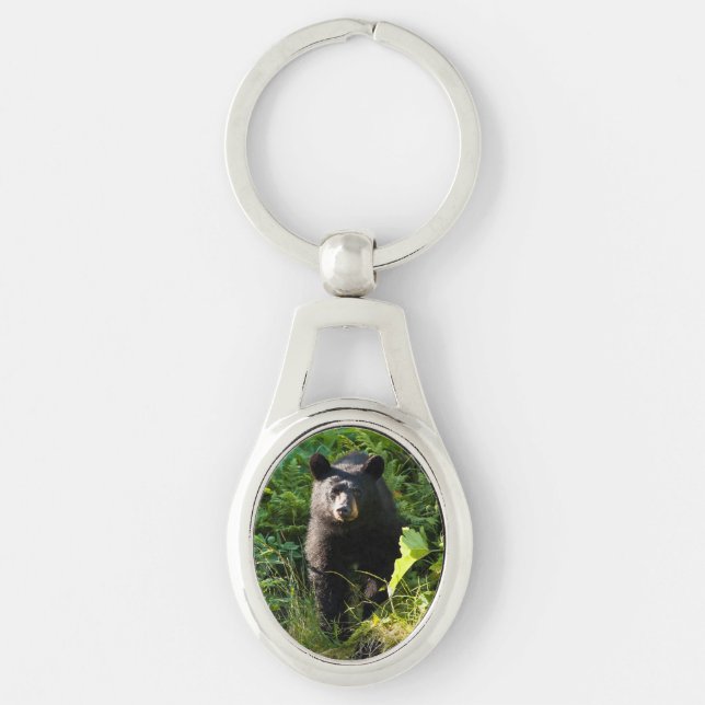 Chaveiro Urso Preto Curioso (Frente)