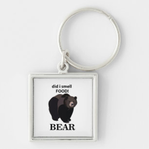 Chaveiro Urso Será que Eu Cheirei Comida Urso Engraçado