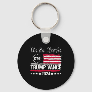Chaveiro Us Flag We The People Stand With Trump Vance 2025