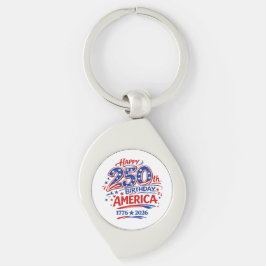 Chaveiro USA America 250th Anniversary Patriotic