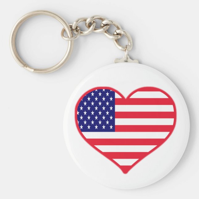Chaveiro USA Love (Frente)