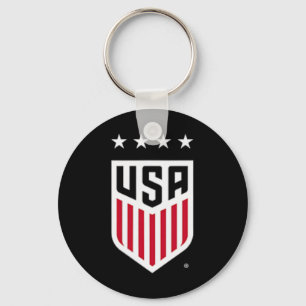 Chaveiro Usa Soccer Frente e Verso Crista Navy Uswnt Licenc