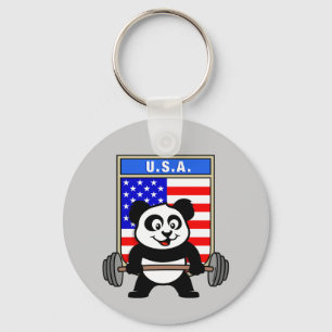 Chaveiro USA Weighting Panda