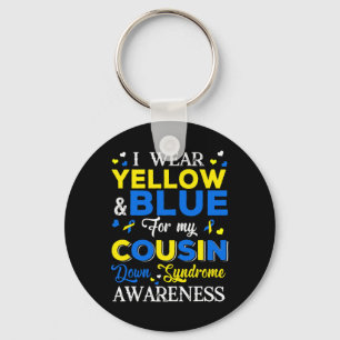 Chaveiro Use Azul E Amarelo Para O Meu Primo Síndrome De Do