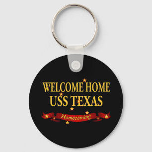 Chaveiro USS Home bem-vindo Texas