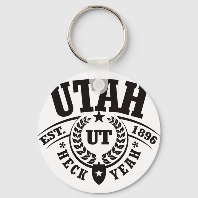 Chaveiro Utah, Heck Sim, Est. 1896 (Frente)