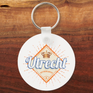 Chaveiro Utrecht Países Baixos Cidade Holandesa Vintage Sou