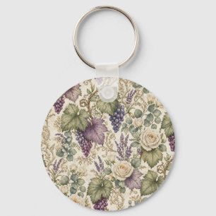 Chaveiro Uvas Antigas, Lavanda & Rosas Brancas